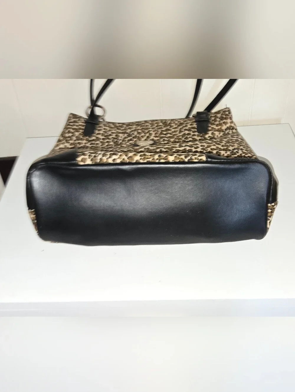 Set/2 Nine West It Girl Tote Bag & No Name Leopard Print Bag